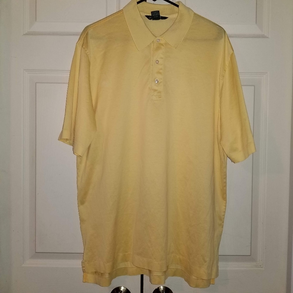 Brooks Brothers Yellow Polo Large